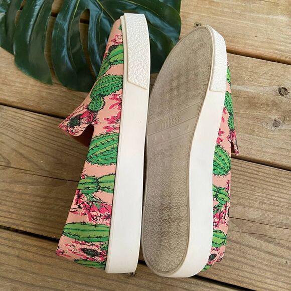 Melissa Ground III Slip On Sneakers Pink Cactus 8 - Picture 4 of 6